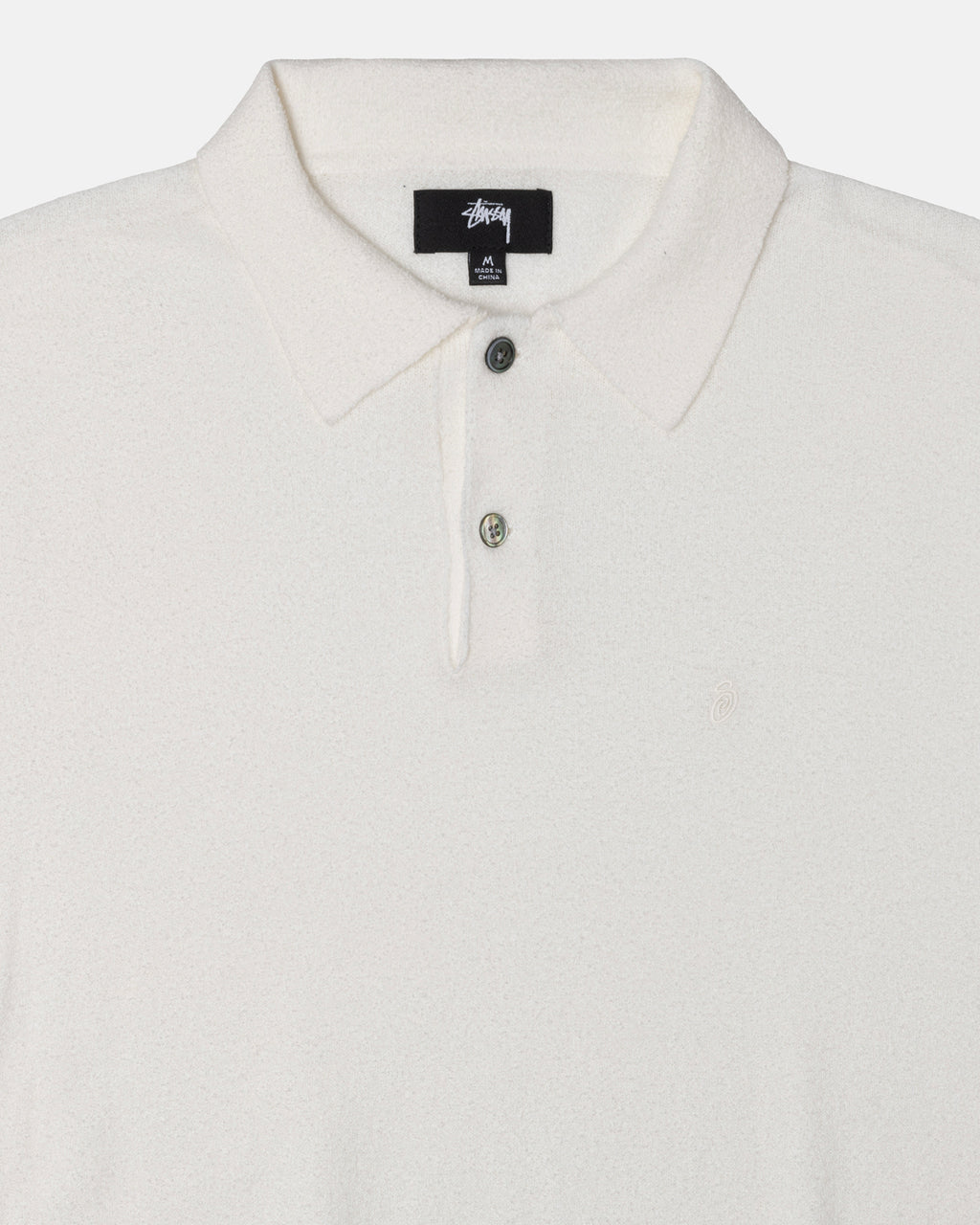 Stussy Textured Ss Polo Neulepuserot Beige | AQYCDZ-305