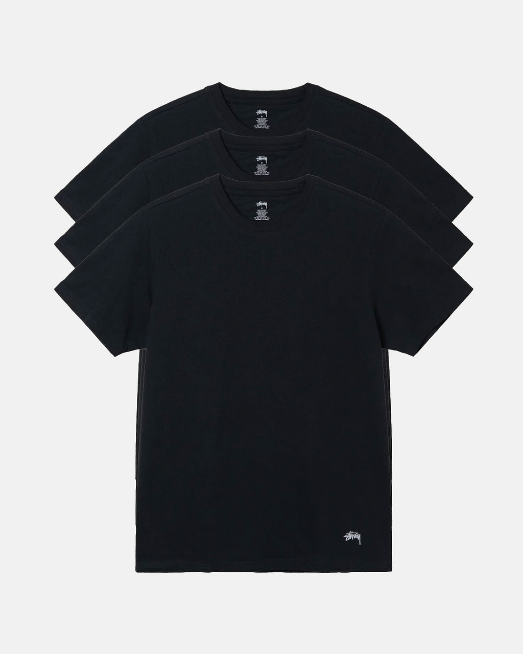 Stussy Undershirt - 3 Pack Juoksupaidat Mustat | SPDIGV-137