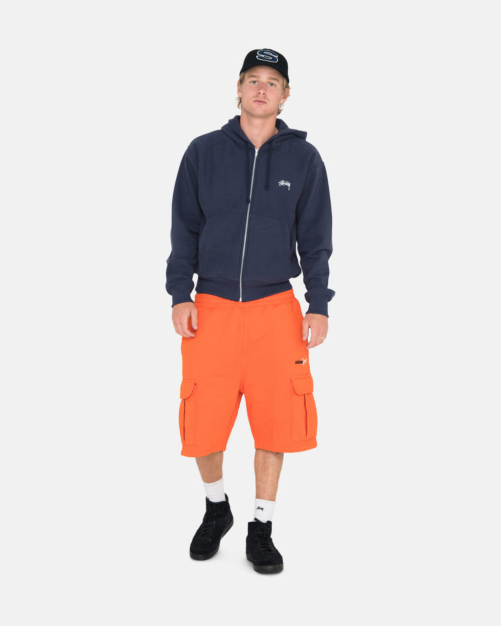 Stussy Urheilu Fleece Shortsit Oranssi | KJNRUI-153