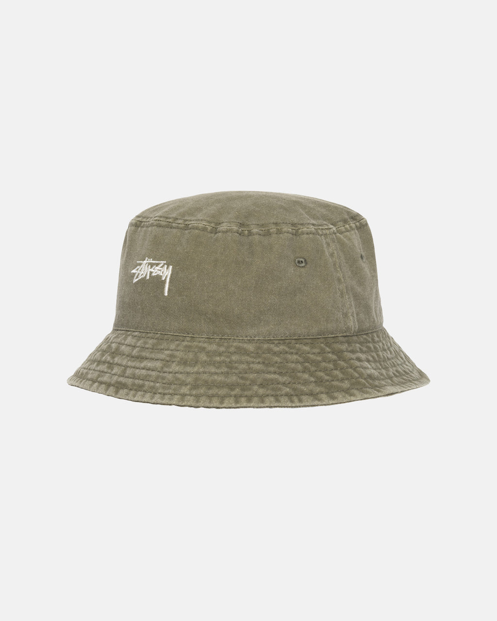 Stussy Washed Stock Bucket Hatut Oliivinvihreä | AVGLQK-251