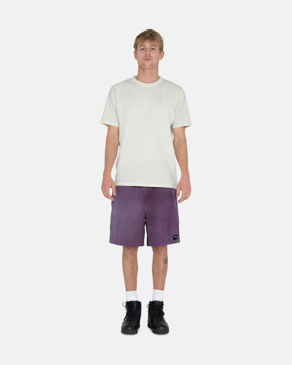 Stussy Wave Dye Nylon Shortsit Violetit | TRIMSC-924