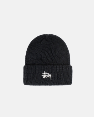 Stussy Basic Cuff Beanie Lippis Mustat | GBZKHC-789