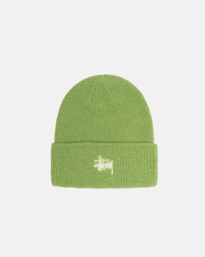 Stussy Basic Cuff Beanie Lippis Tummanminttu | NOFHUD-601