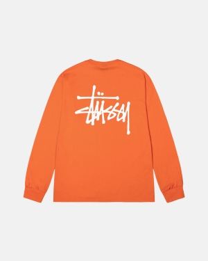 Stussy Basic Ls Juoksupaidat Koralli | RVWZXA-789