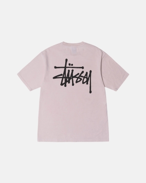 Stussy Basic Pigment Dyed Juoksupaidat Pinkki | VDRBUY-851