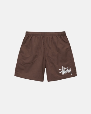 Stussy Big Basic Vesi Shortsit Kahvi | RUXJHL-210