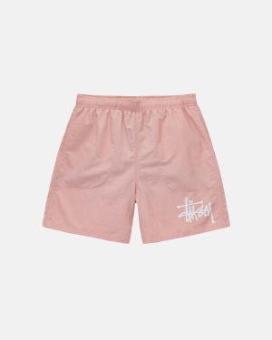 Stussy Big Basic Vesi Shortsit Pinkki | MNYOFH-180