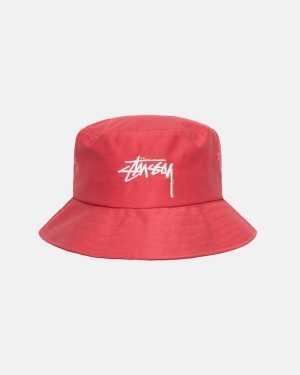 Stussy Big Stock Bucket Hatut Pinkki | VGLWNC-670