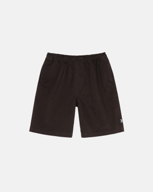 Stussy Brushed Beach Shortsit Espresso | LKXQNS-986