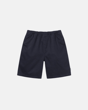 Stussy Brushed Beach Shortsit Laivastonsininen | ALWFKU-567