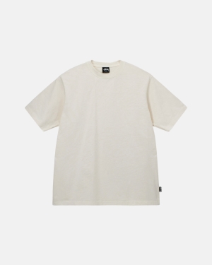 Stussy Heavyweight Pigment Dyed Crew Juoksupaidat Beige | OEUIYN-091