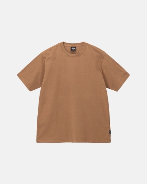 Stussy Heavyweight Pigment Dyed Crew Juoksupaidat Ruskea | QUNMXE-710