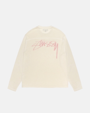 Stussy Kevyet Football Crew Neulepuserot Beige | AIHXBG-247