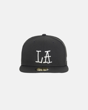 Stussy La New Era Lippis Mustat | IUNLTX-043