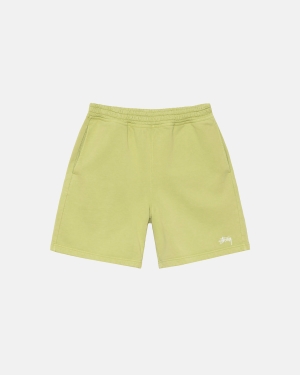 Stussy Overdyed Stock Logo Sweat Shortsit Vihreä | RCMWZJ-358