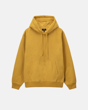 Stussy Pigment Dyed Fleece Huppari Kultaiset | HJWSTZ-709