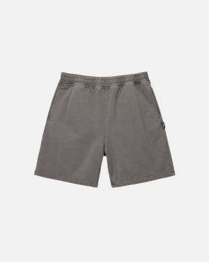 Stussy Pigment Dyed Fleece Shortsit Harmaat | XPIEQR-915