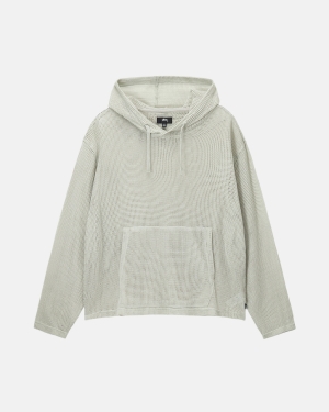 Stussy Puuvilla Mesh Huppari Beige | TAWHVQ-509