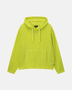 Stussy Puuvilla Mesh Huppari Vaaleanvihreä | JSIMCO-891