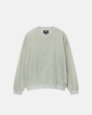 Stussy Puuvilla Mesh Ls Crew Paidat Beige | ZEQFDN-147