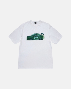 Stussy Racecar Juoksupaidat Valkoinen | JAOFLS-025