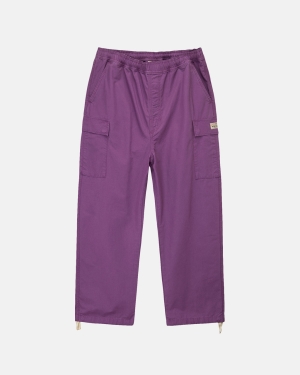 Stussy Ripstop Beach Housut Violetit | TGFWQP-325