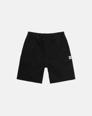 Stussy Ripstop Beach Shortsit Mustat | BYZCQV-123