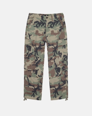 Stussy Ripstop Surplus Cargo Housut Camo | KIPXDM-506