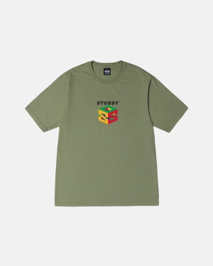 Stussy S64 Pigment Dyed Juoksupaidat Artichoke | VWPGAO-723