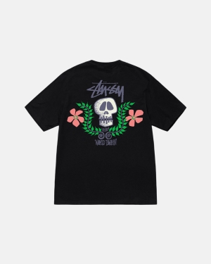 Stussy Skull Crest Juoksupaidat Mustat | DEPMCO-924