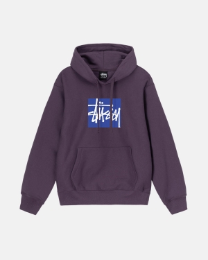 Stussy Stock Box Huppari Violetit | YTCBHA-083