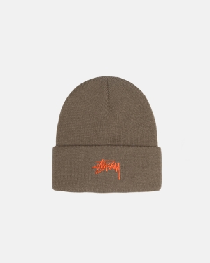 Stussy Stock Cuff Beanie Lippis Suklaa | FOTKSV-072