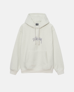 Stussy Stock Logo Applique Huppari Harmaat | QCMGHS-476