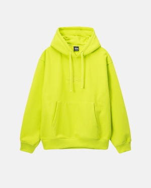 Stussy Stock Logo Applique Huppari Keylime | RFIZWX-249