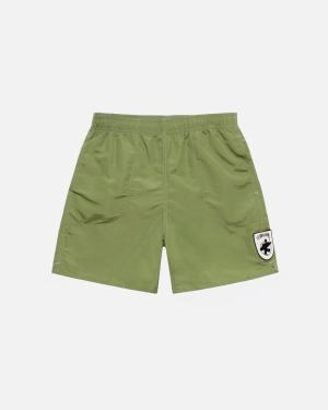 Stussy Surfman Patch Vesi Shortsit Leaf | IYKDTE-146