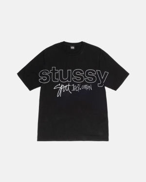 Stussy Urheilu 100% Pigment Dyed Juoksupaidat Mustat | SIPDNG-507