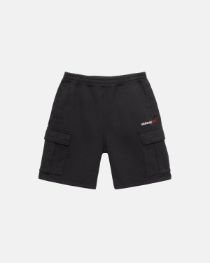 Stussy Urheilu Fleece Shortsit Mustat | YTOEHF-201